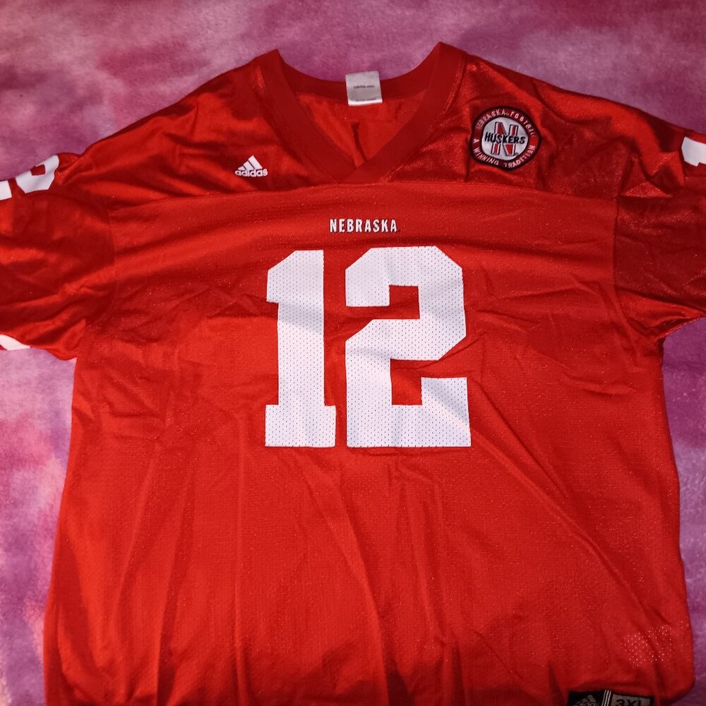 Adidas Nebraska Football Jersey Size 3XL
